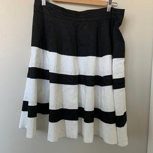 Striped Swing Skirt